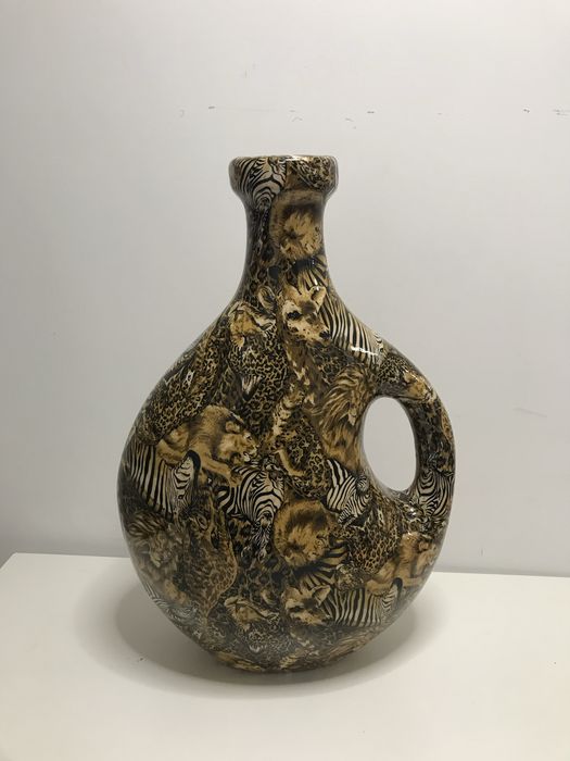 JARRÃO vintage safari africano /VASO chines anos80-90
