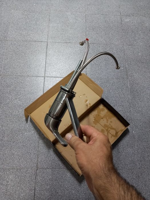 Torneira misturadora.