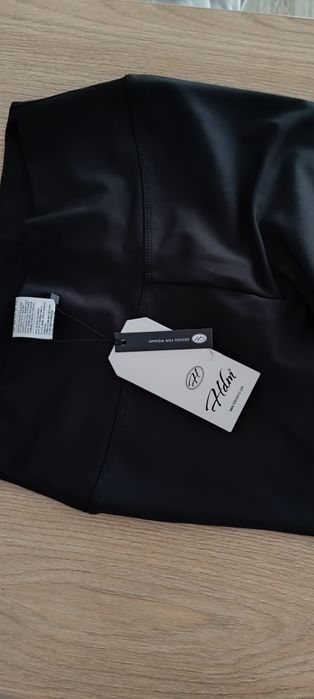 Legginsy prążkowane damskie