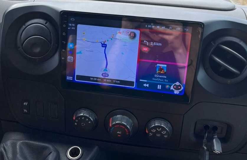 Rádio Android Opel Movano Nissan NV400 Renault Master 2010-21 CARPLAY 2/32Gb 10 polegadas (NOVO)