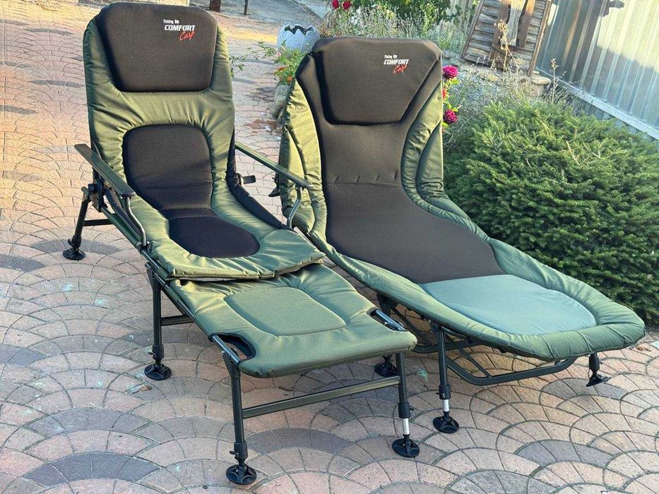 Карповый набор  Кресло раскладушка 135(200)*100*74(59) + Раскладушка