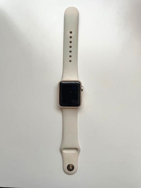 Apple watch 7000 Dourado 38mm com caixa