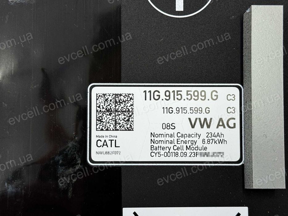 Акумуляторний модуль 29V на 6.87kWh – 8S2P, 234Ah, Li-ion – CATL