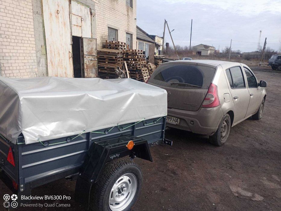 Міцний причіп прицеп 1800*1300*450 борт на 1000 кг Доставка Документи