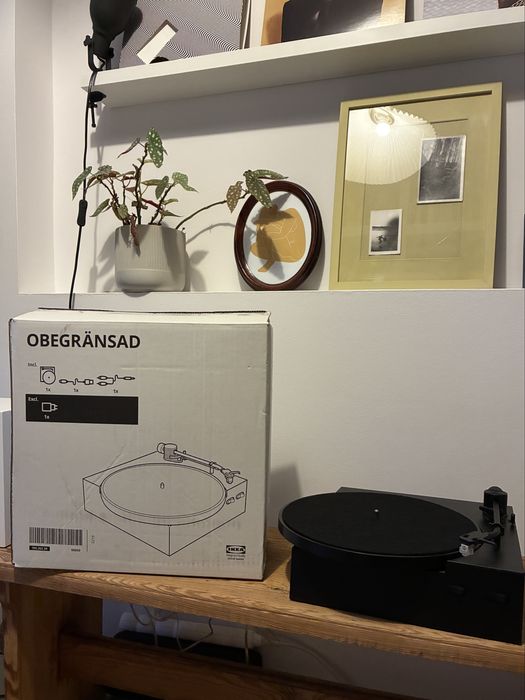 Gramofon IKEA OBEGRÄNSAD – sprawny, design IKEA x Swedish House Mafia