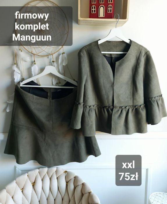 Komplet damski, marynarka xxl rozmiar 44