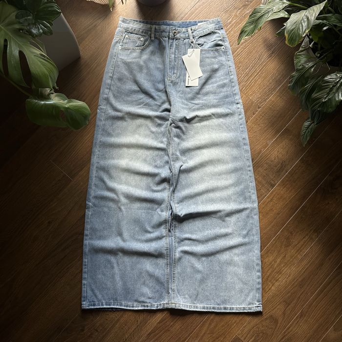 Baggy Wide Opium Archive Blue Jeans Racer Balenci Straight Jaded London Прямі Опіум Дуже Широкі Сині Джинси Skater Sk8 Y2k Широкие Архив Синие Джинсы