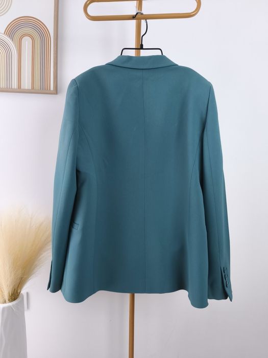 Marynarka Emporio Armani oryginalna rozmiar 46 turkusowa z wiskozy.