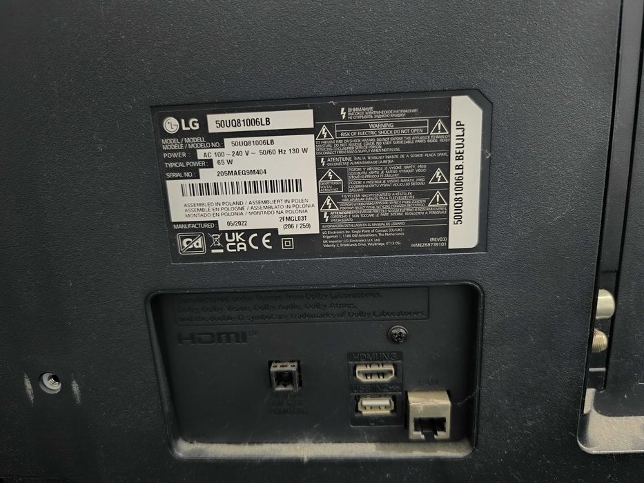 TV LG  lg 50 Modelo uq81006lb FUNCIONANDO PERFEITAMENTE