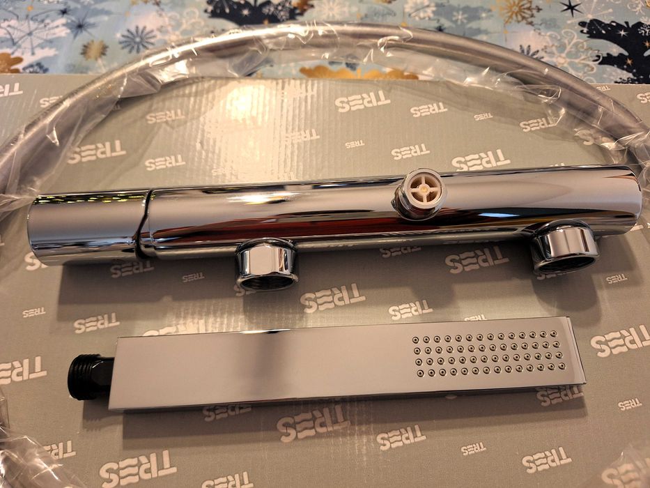 Bateria ścienna prysznicowa Tres