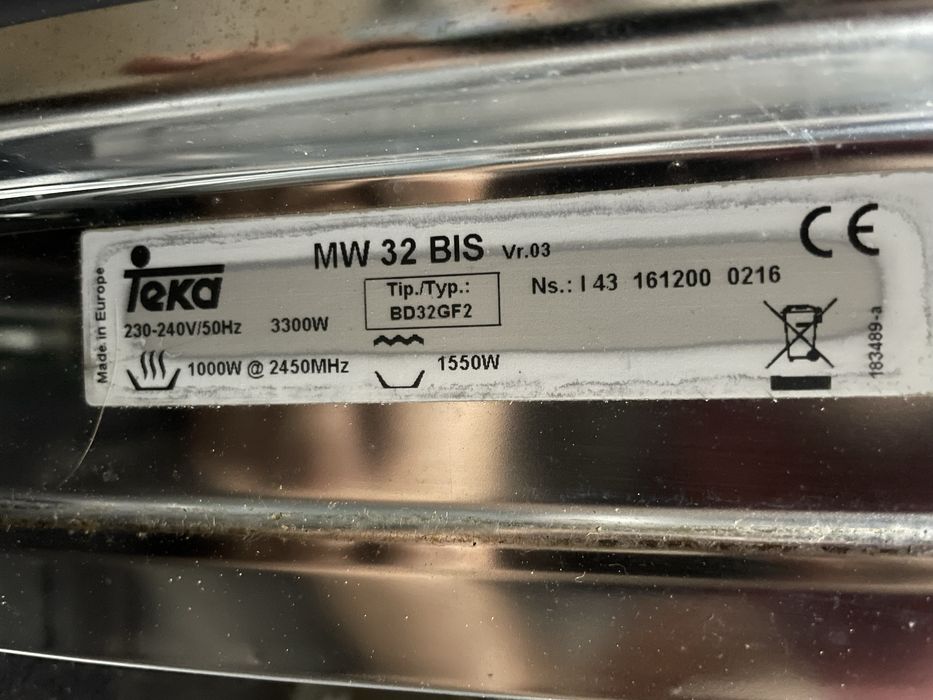 Microondas Teka encastrado
