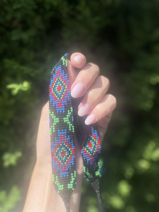 Чокер з чешського бісеру