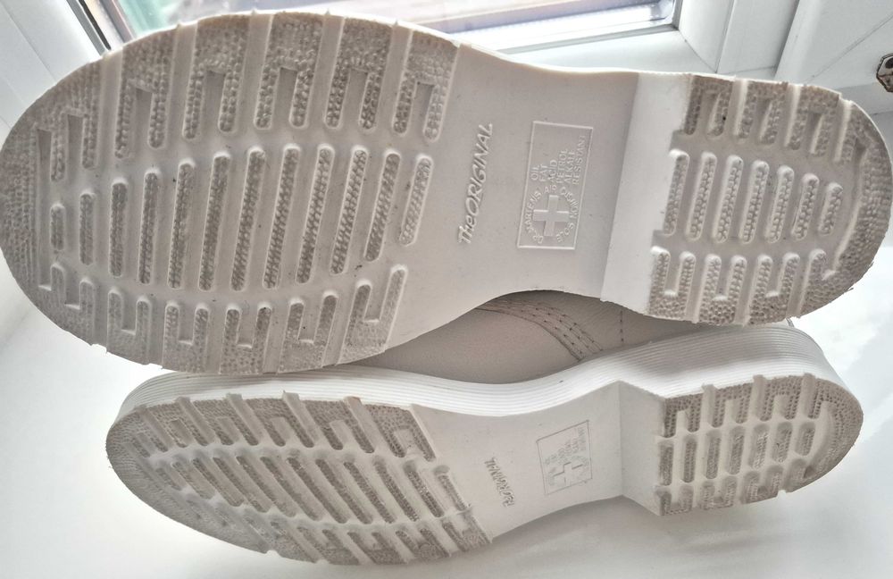 Шкіряні черевики, берци Dr. Martens 1460 Mono White Smooth \оригинал