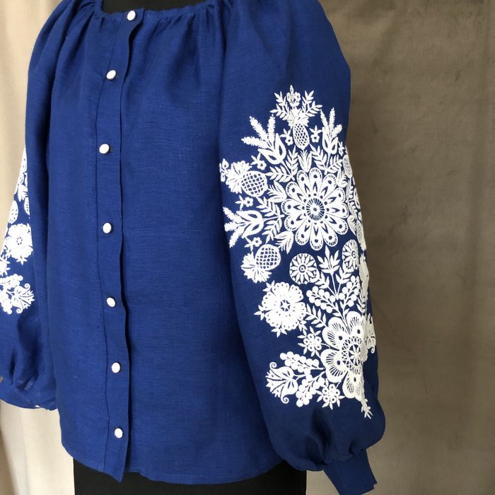 Жіноча вишиванка льон розмір. М