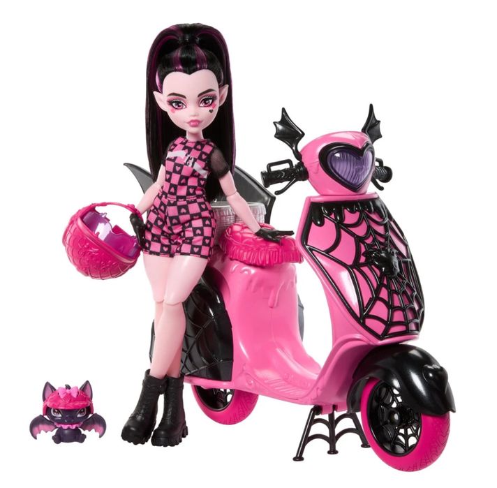 Дракулаура Монстер Хай Monster High Draculaura Vamptastic Scooter