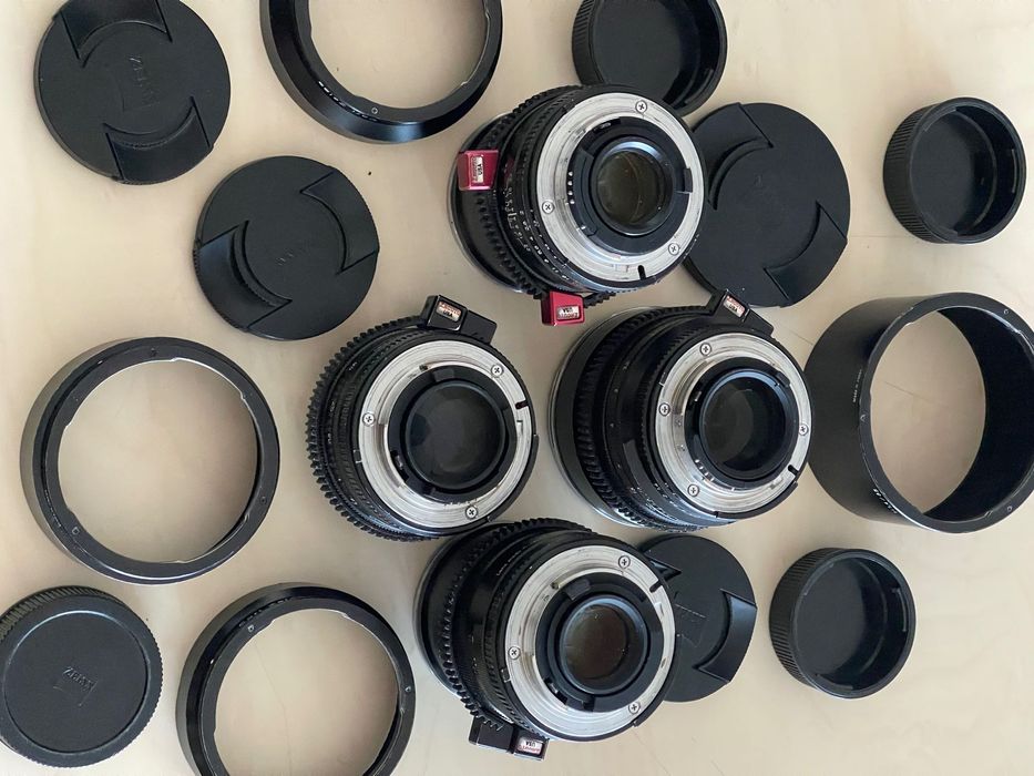 4 objetivas ZEISS Planar T*