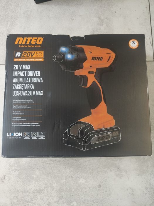 Zakrętka udarowa Nowa bezprzewodowa Niteo