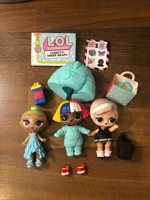 Laleczki LOL 3 sztuki