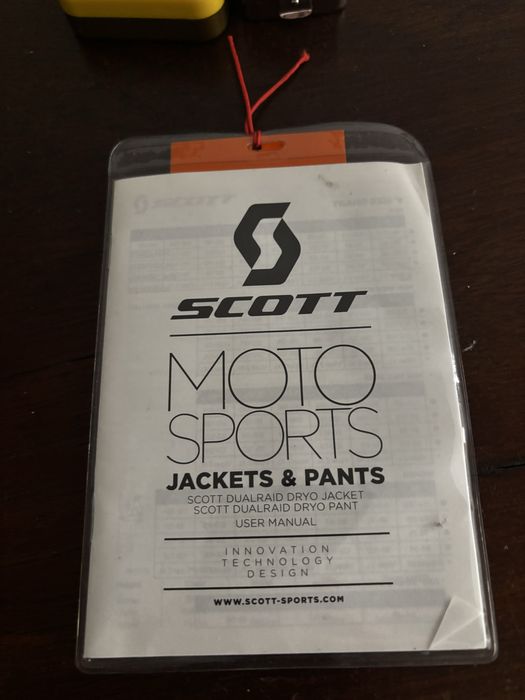 Blusao de moto Scott novo tamanho L