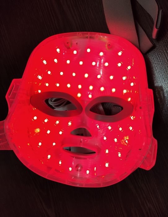 Светодиодная LED маска для лица, для домашней фототерапии омоложение