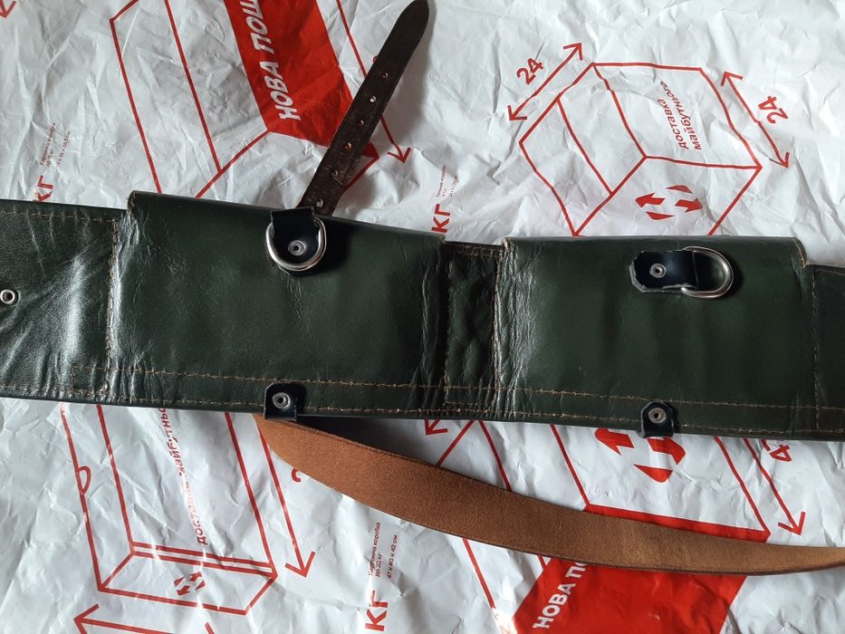 Патронташ кожа,брезент