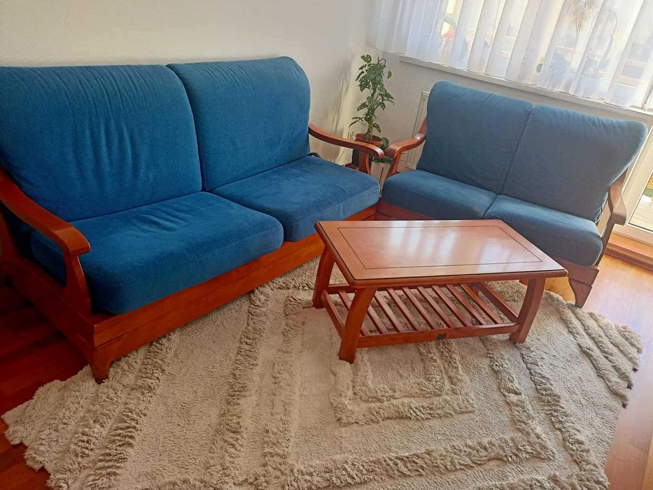 Sofa 3 osobowa rozkładana + sofa 2 osobowa + ława - San Martino Mobili