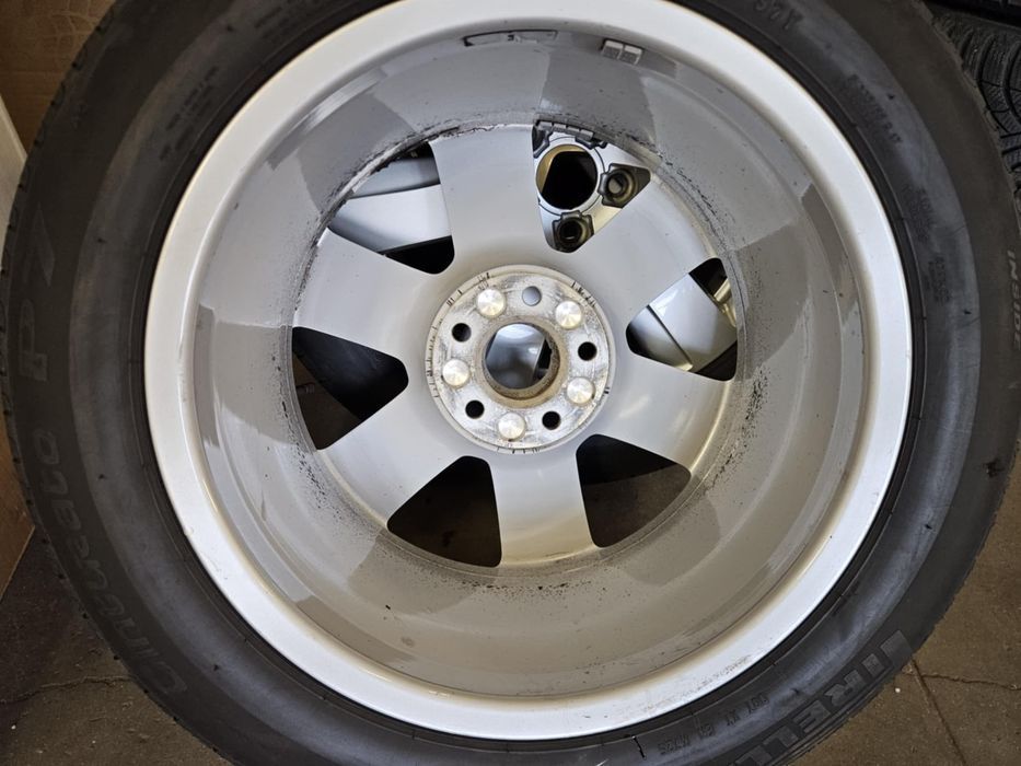 4x Felgi aluminiowe AUDI OE 8.0 x 17 5x112 ET39 oryginalne A6 / Q5