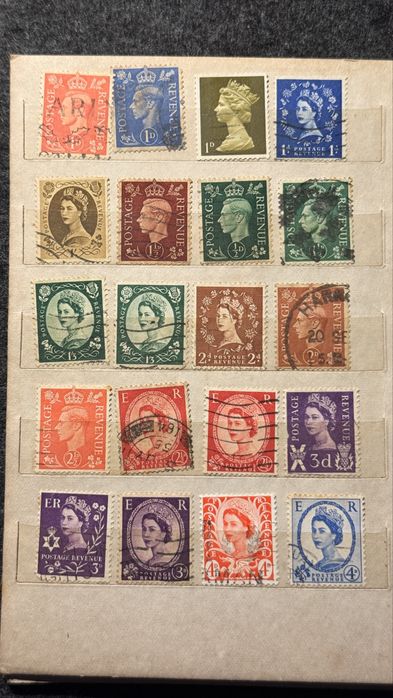 Duży zestaw znaczków Europy