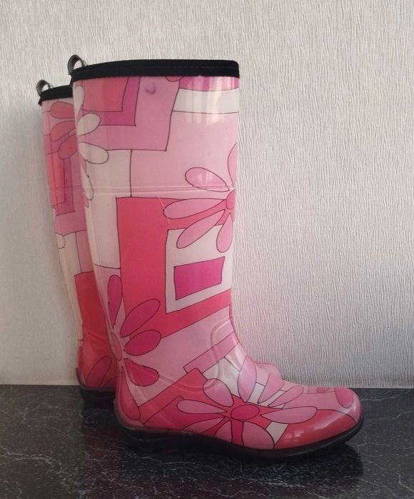 Сапоги для девочки подростка резиновые высокие Kamik (Canada) р.36