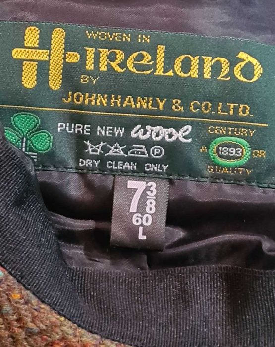 Легендарна ірландська кепка John Hanly & Co — Handmade in Ireland, 60 см
