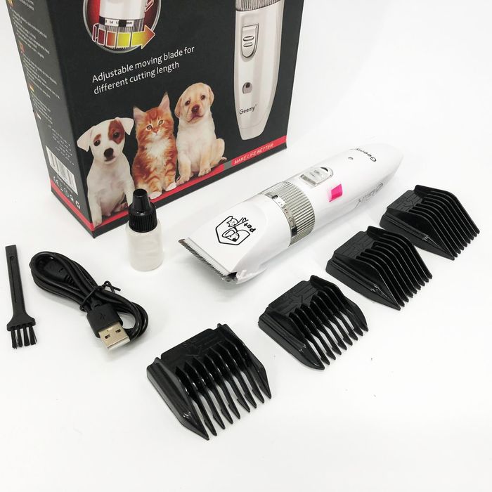 Машинка Gemei GM-634 для стрижки тварин машинка для грумінгу

бездротова машинка не обмежуватиме Ваш радіус роботи
безшумна робота двигуна не налякає