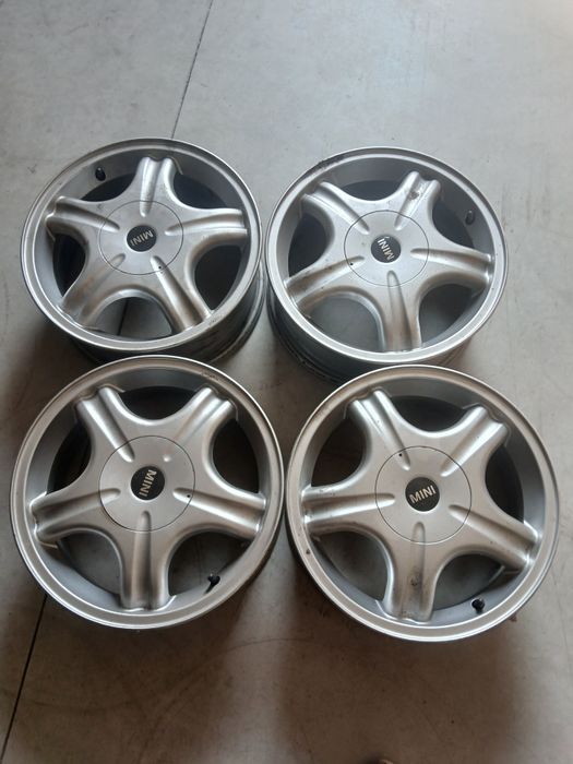 4 jantes mini r15 impecaveis