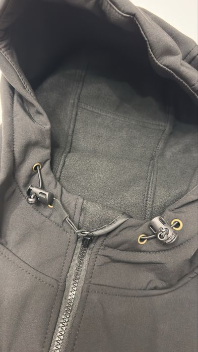 Casaco Softshell Preto Airsoft