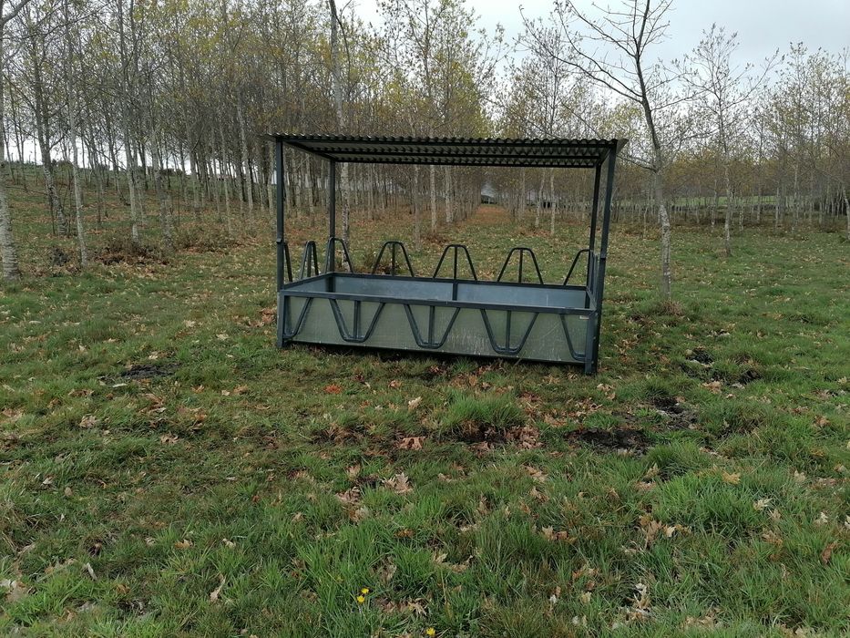 Comedouro para bovinos ou cavalos