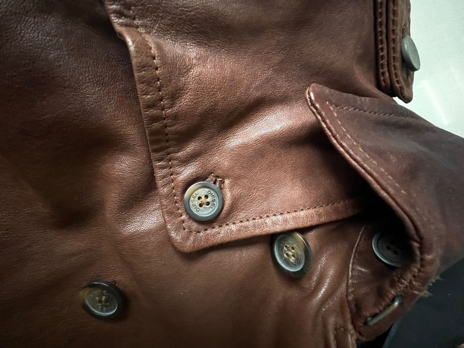 Куртка кожа Diesel оригинал