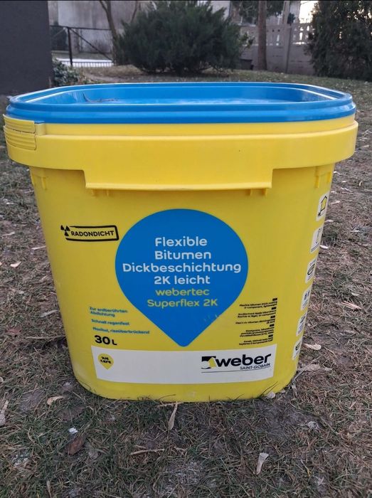 Dwuskładnikowa masa do izolacji fundamentów