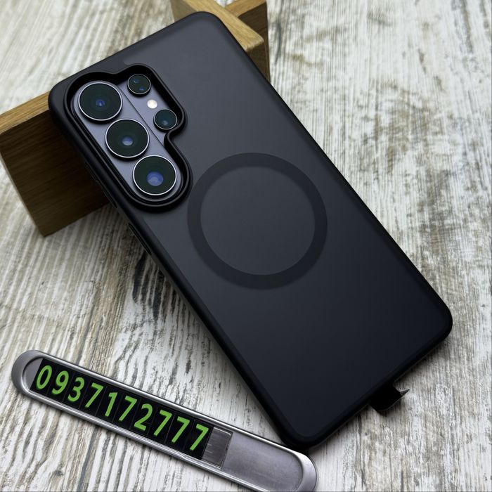 Чохол матовий Luxury Matt MagSafe на Samsung S26 Ultra/ S25 Ultra/ S24 Ultra Чехол