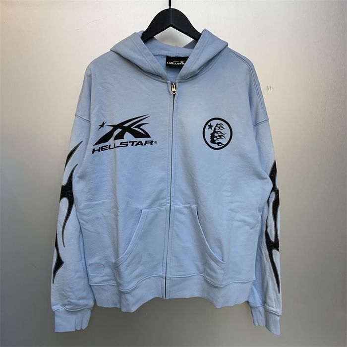 hell starジップパーカー Hellstar zip hoodie x Complex Sports Flame / зіп худі Хелстар