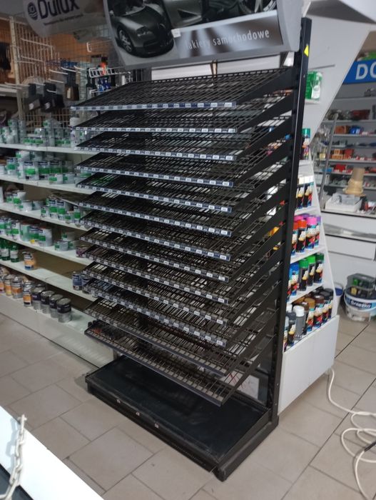 Ekspozytotr stojak na farby