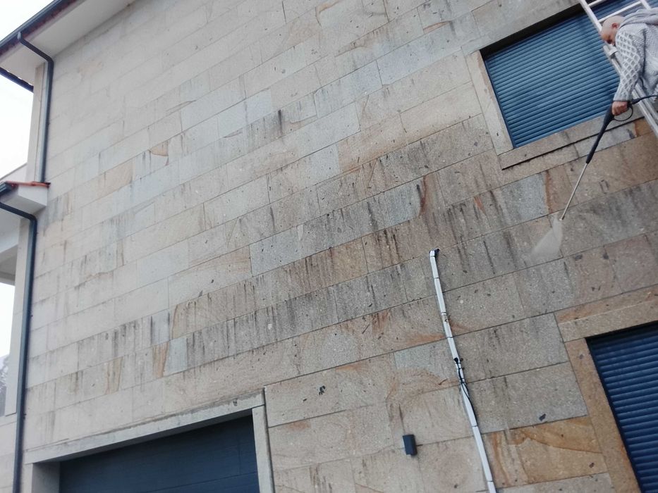 Limpezas muros terraços