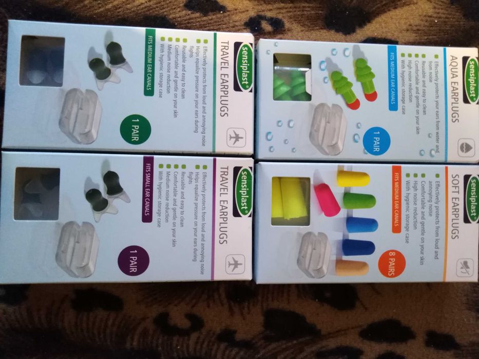 Stopery do uszy zapakowane