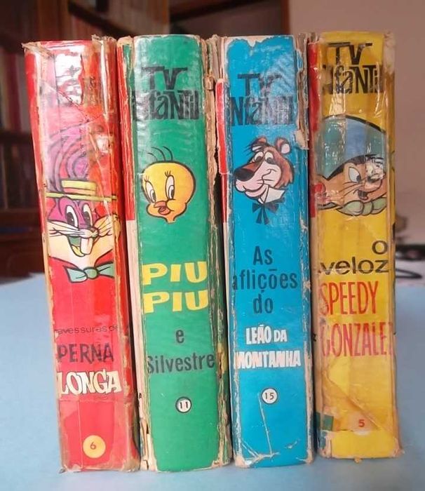 4 mini-livros TV INFANTIL da Editorial IBIS em capa dura.