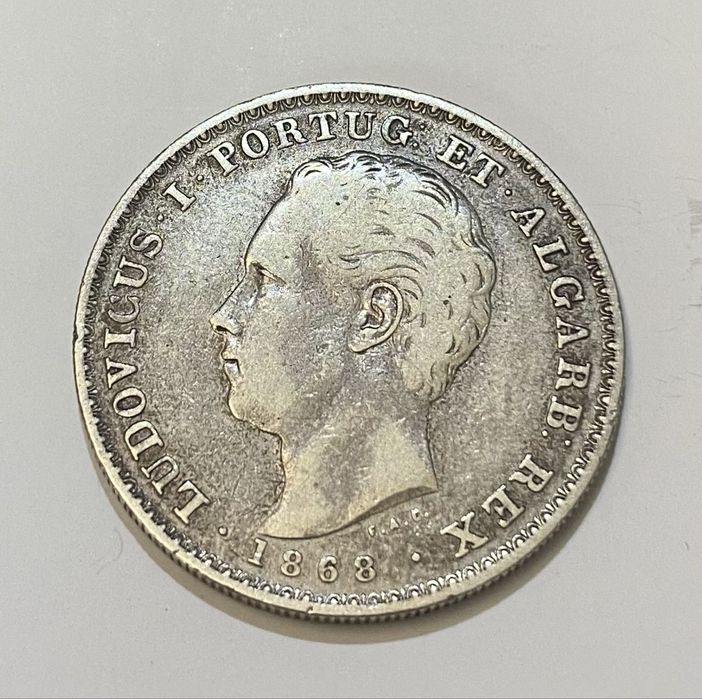 Moeda 74 - 500 Reis D LUIS I - 1868
