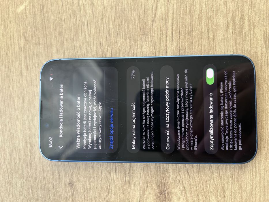 Iphone 13 mini niebieski