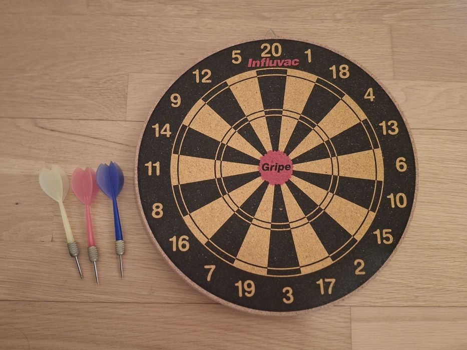 Alvo a setas / dardos, propaganda médica