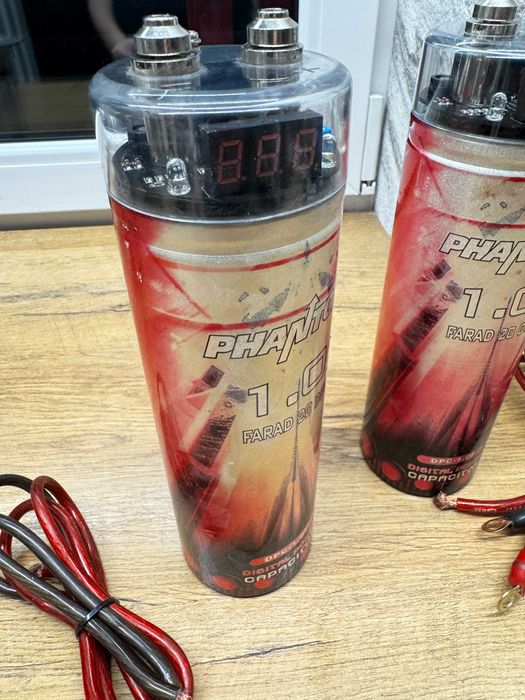 kondensatory car audio phantom 1 farad + przewody