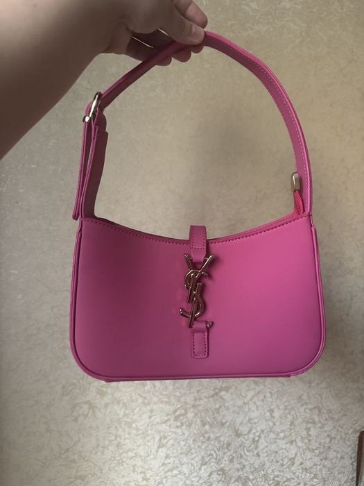 Рожева сумка під бренд hobo pink