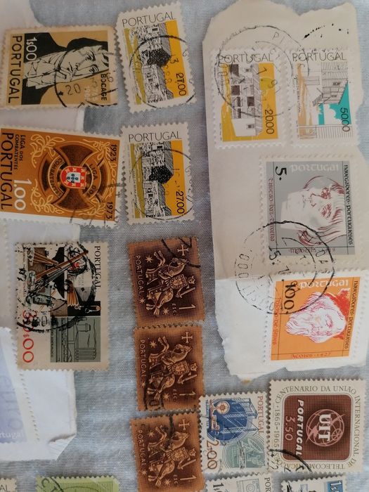 Selos antigos Portugal e Angola