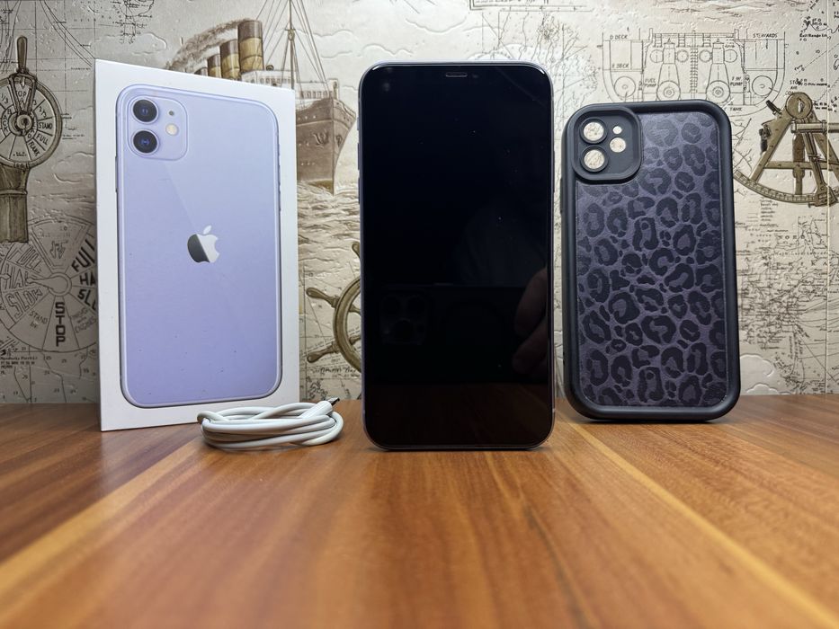iPhone 11 Purple • Stan BDB • Pełen zestaw