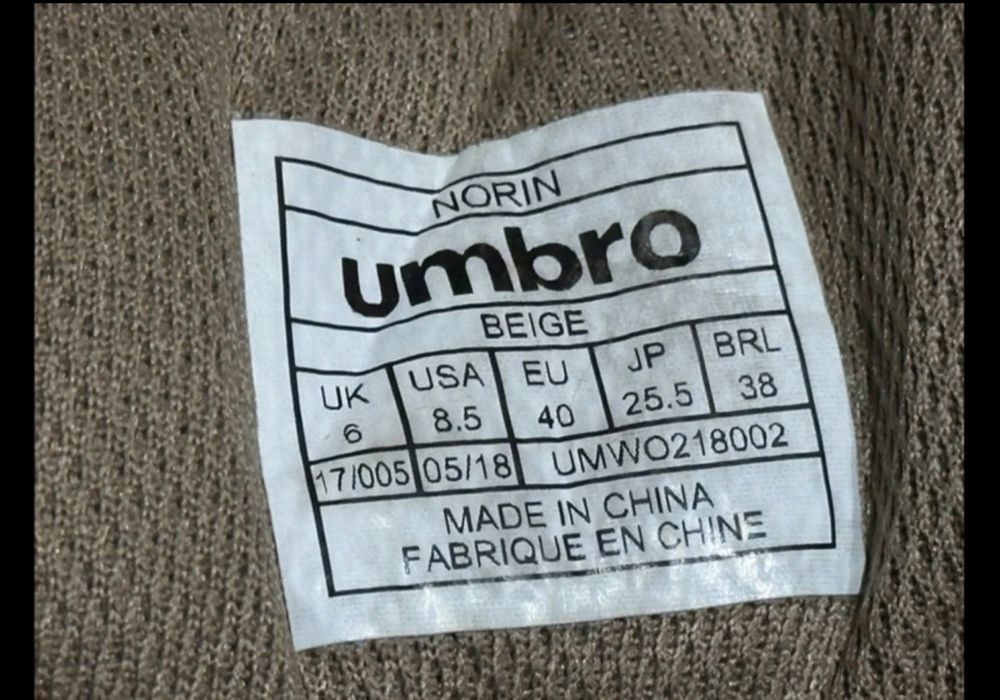 Umbro norin beige 40